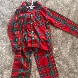 Red Plaid Kids Pajamas